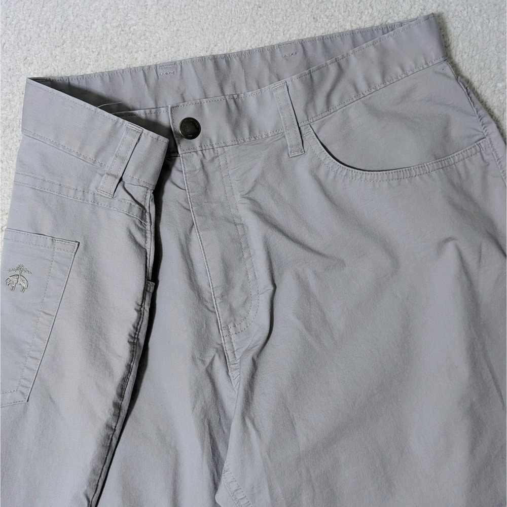 NEW! Brooks Brothers Pants Mens 38/32 Gray Stretch 5-Pocket Performance Chinos